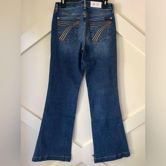 7 For All Mankind Dojo Original Jeans Trouser NWT Size 29 7FAMK Color Fawn - Picture 5 of 8